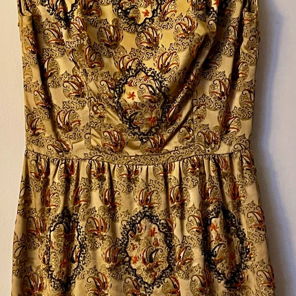 STUNNING VINTAGE BRAMSON BEADED MINI DRESS / TUNIC